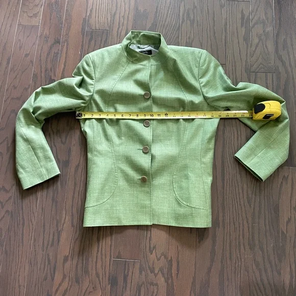 ZANELLA PLATINUM LORO PIANA FABRIC JACKET Size 8 - Picture 13 of 14